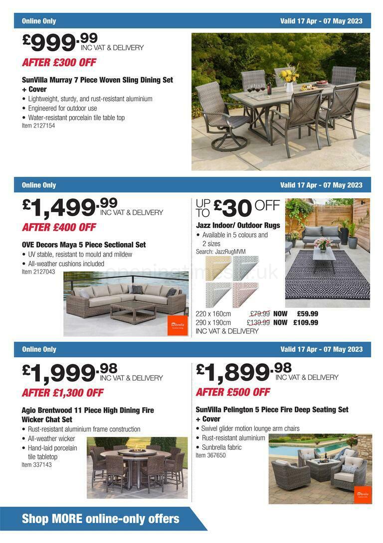 Costco Scotland & Wales Offers from 17 April