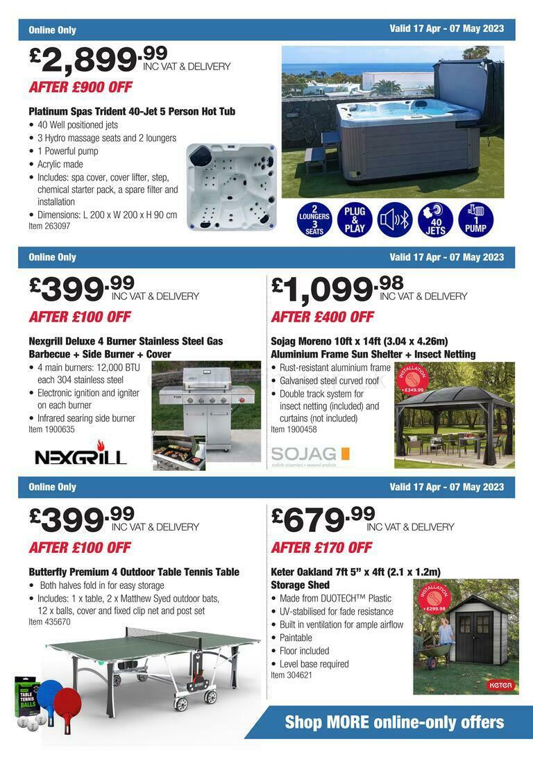 Costco Scotland & Wales Offers from 17 April