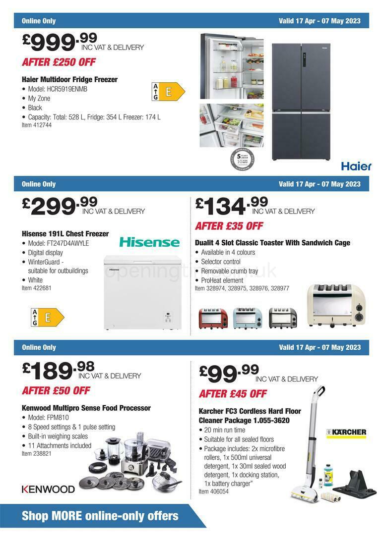 Costco Scotland & Wales Offers from 17 April
