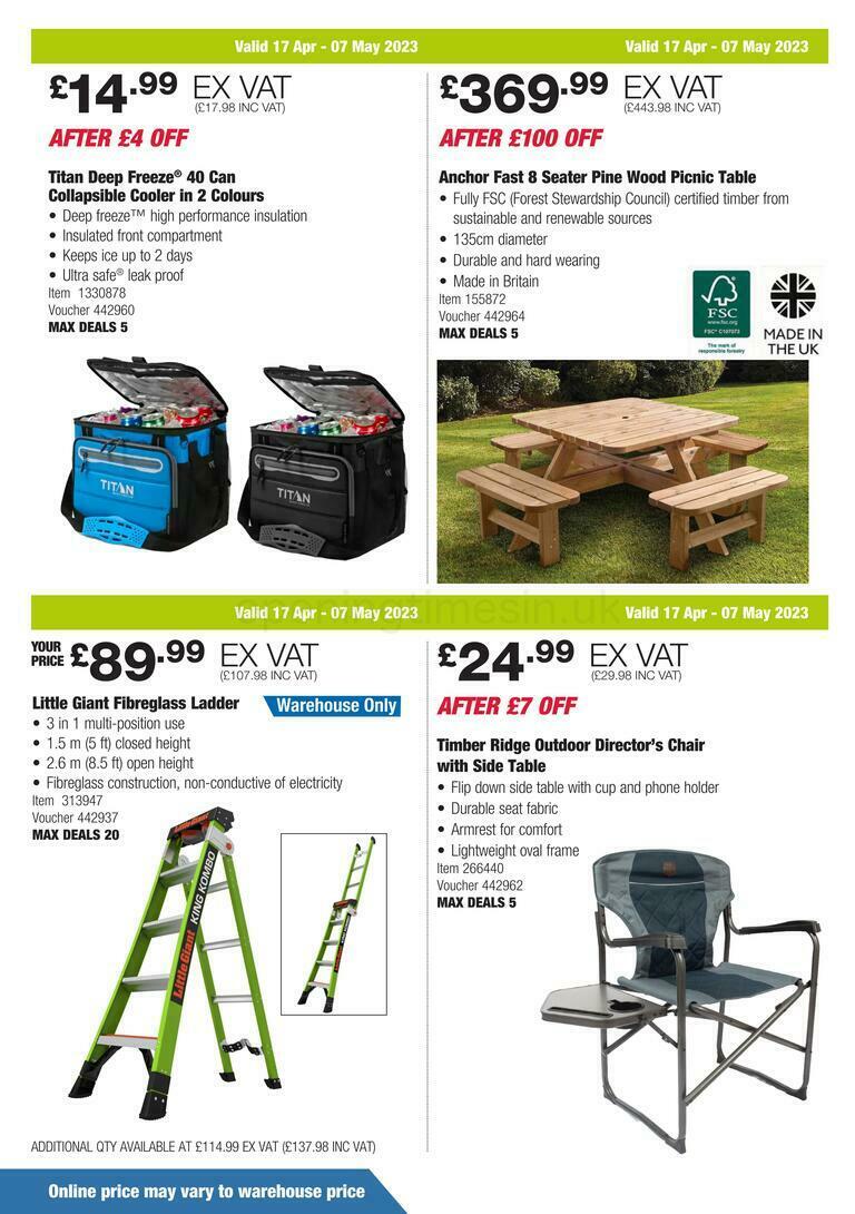 Costco Scotland & Wales Offers from 17 April