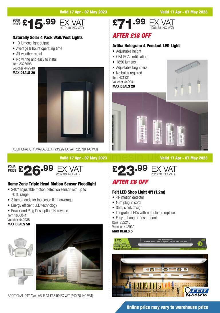 Costco Scotland & Wales Offers from 17 April