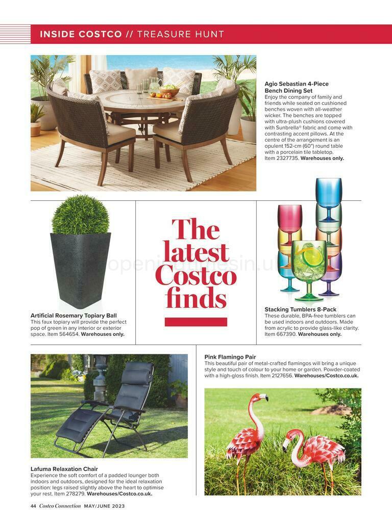 Costco Connection May/June Offers from 1 May