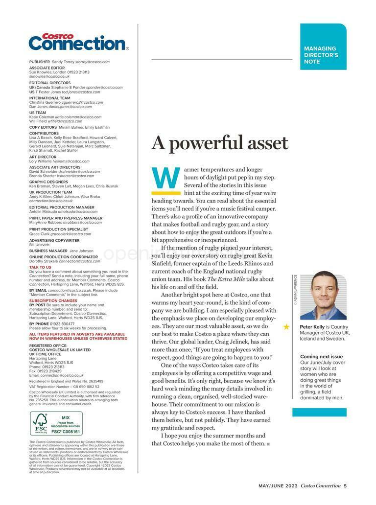 Costco Connection May/June Offers from 1 May