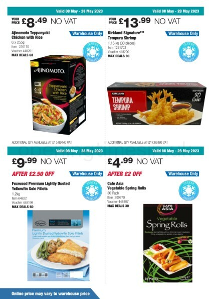 Costco Scotland & Wales Offers from 8 May