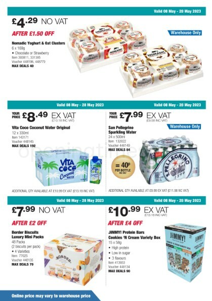 Costco Scotland & Wales Offers from 8 May