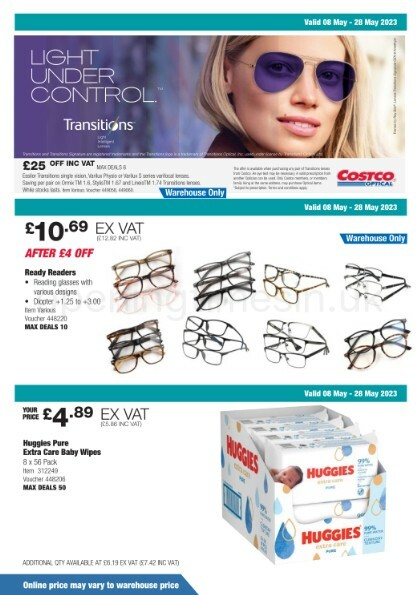 Costco Scotland & Wales Offers from 8 May