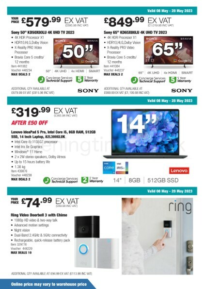 Costco Scotland & Wales Offers from 8 May