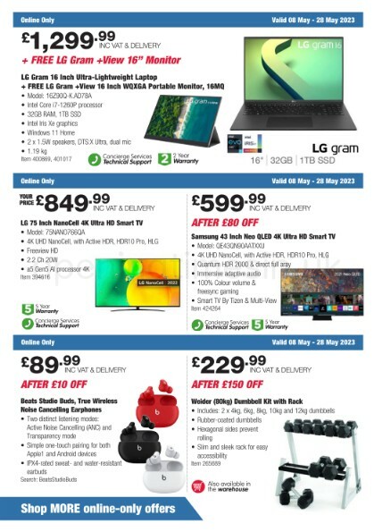 Costco Scotland & Wales Offers from 8 May