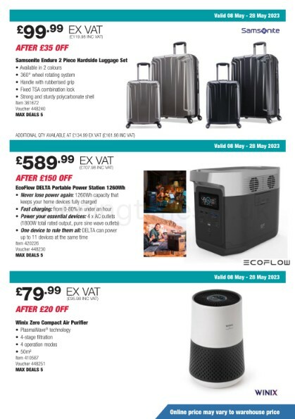 Costco Scotland & Wales Offers from 8 May