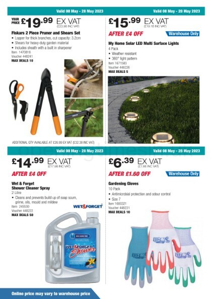 Costco Scotland & Wales Offers from 8 May