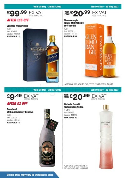 Costco Scotland & Wales Offers from 8 May