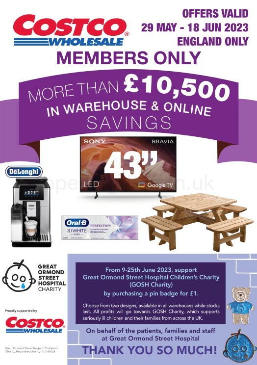 Costco Offers from 29 May