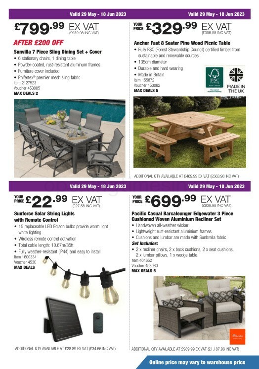 Costco Offers from 29 May
