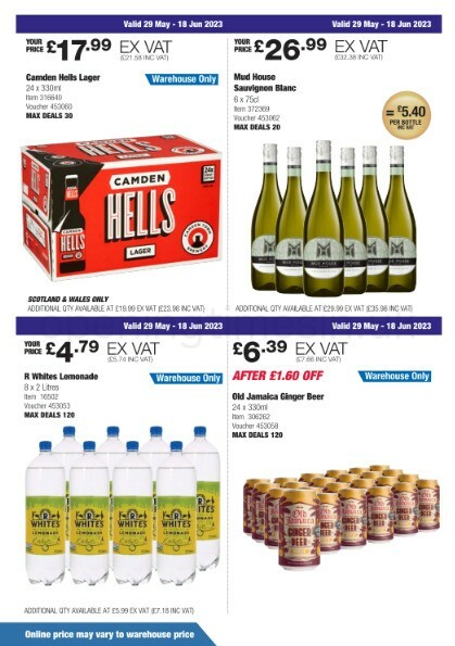 Costco Scotland & Wales Offers from 29 May