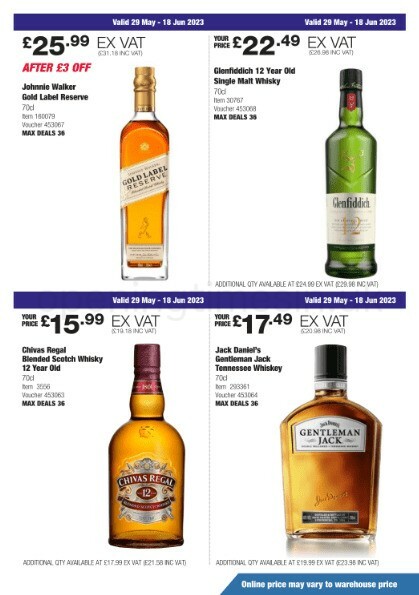 Costco Scotland & Wales Offers from 29 May