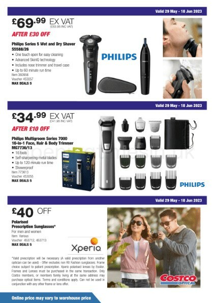 Costco Scotland & Wales Offers from 29 May