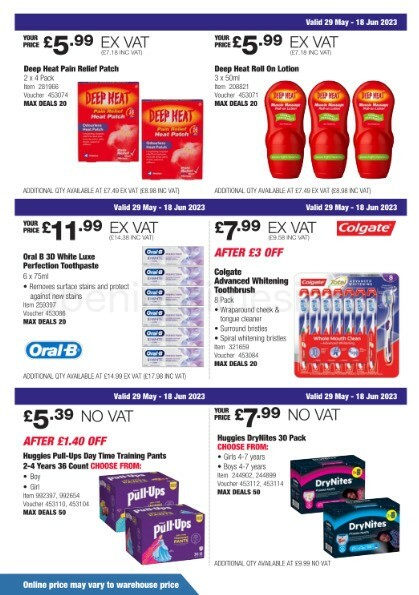 Costco Scotland & Wales Offers from 29 May