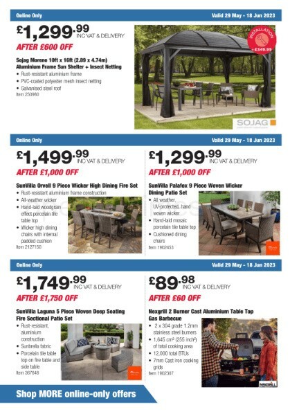 Costco Scotland & Wales Offers from 29 May