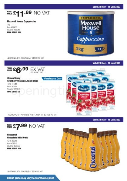 Costco Scotland & Wales Offers from 29 May
