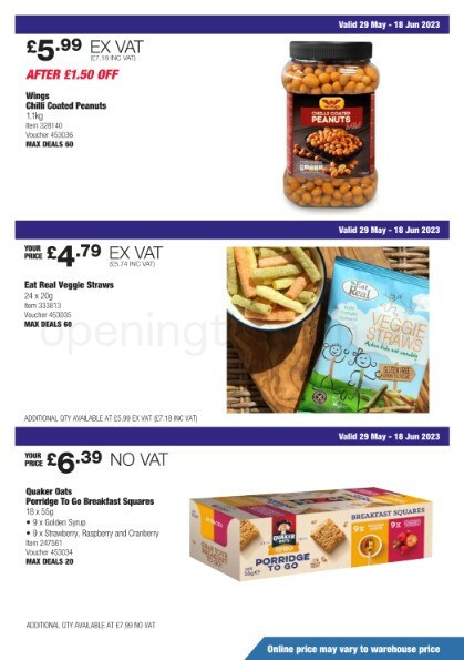 Costco Scotland & Wales Offers from 29 May