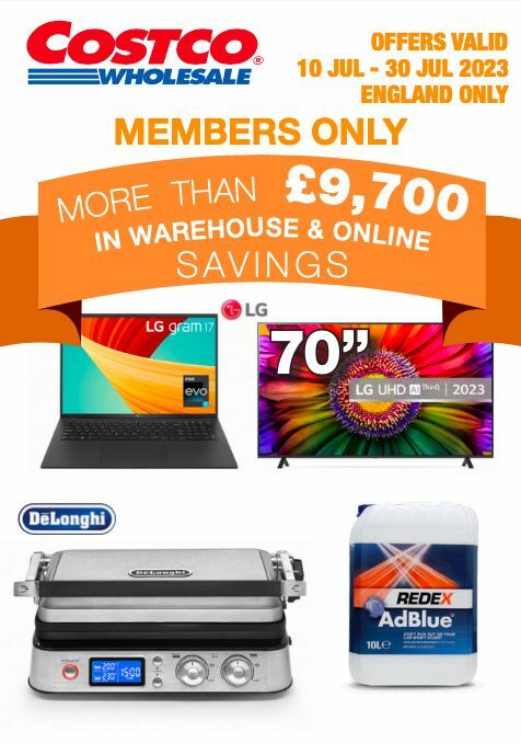 Costco Offers from 10 July