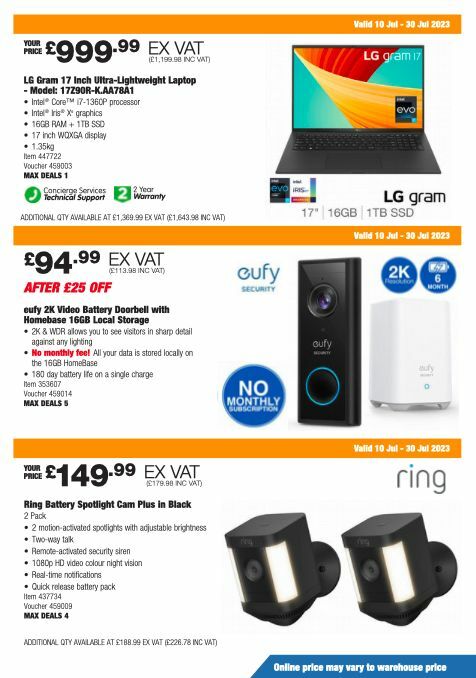 Costco Offers from 10 July