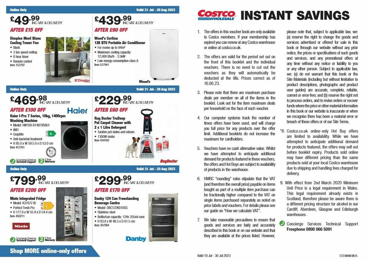 Costco Offers from 31 July