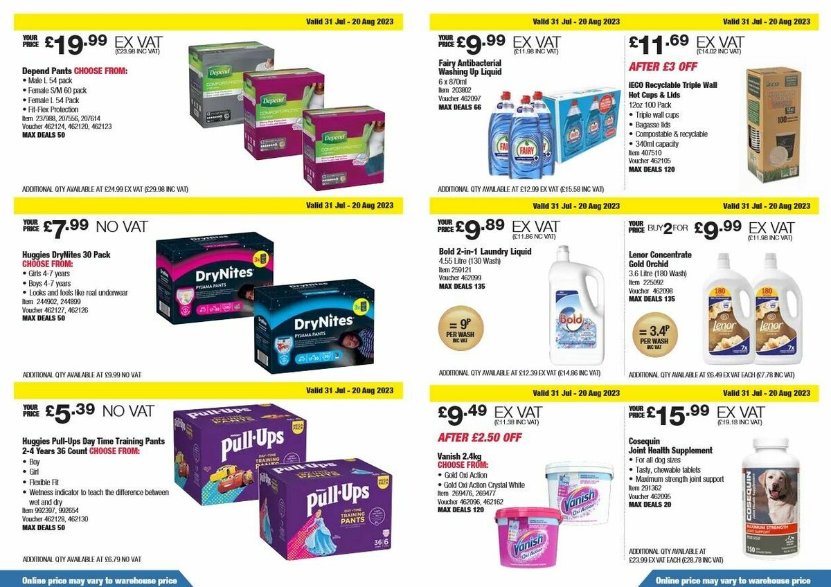 Costco Offers from 31 July