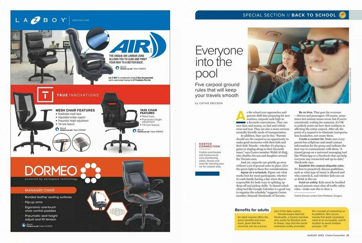 Costco Connection August Offers from 1 August