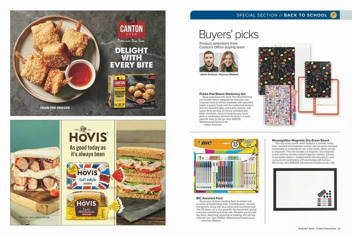 Costco Connection August Offers from 1 August