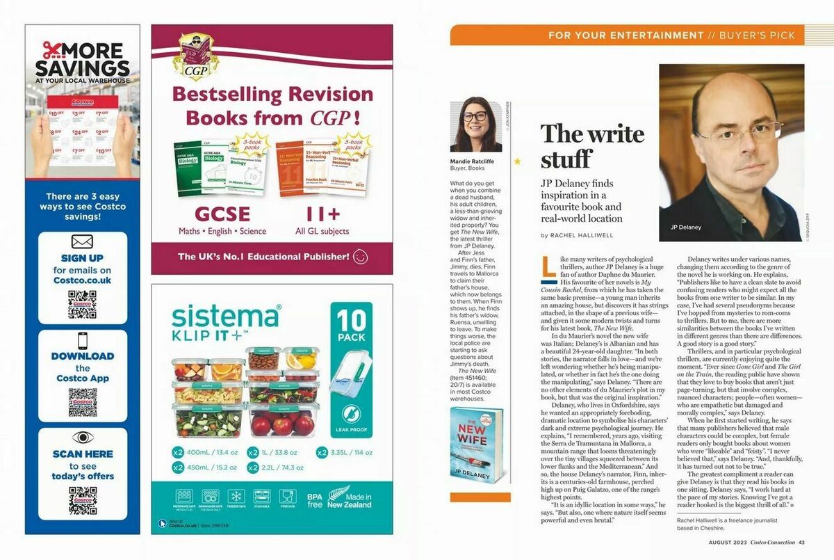 Costco Connection August Offers from 1 August