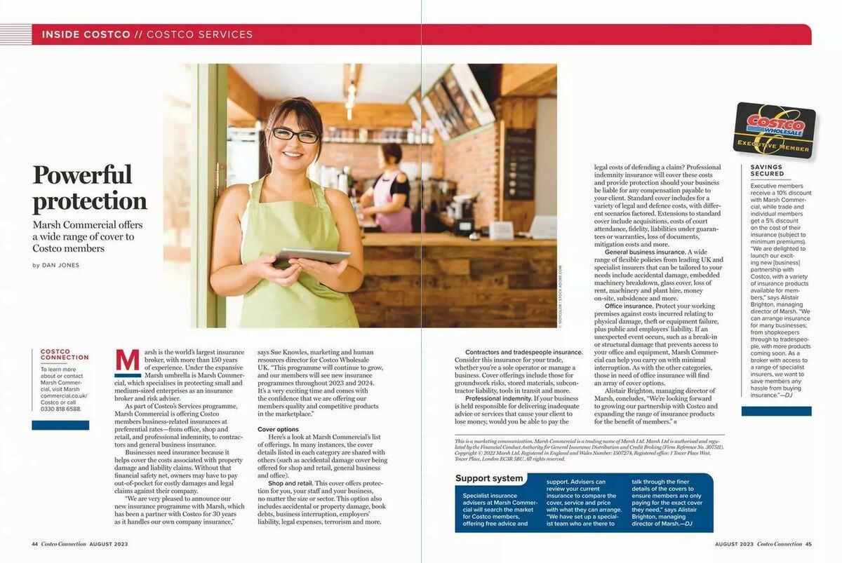 Costco Connection August Offers from 1 August