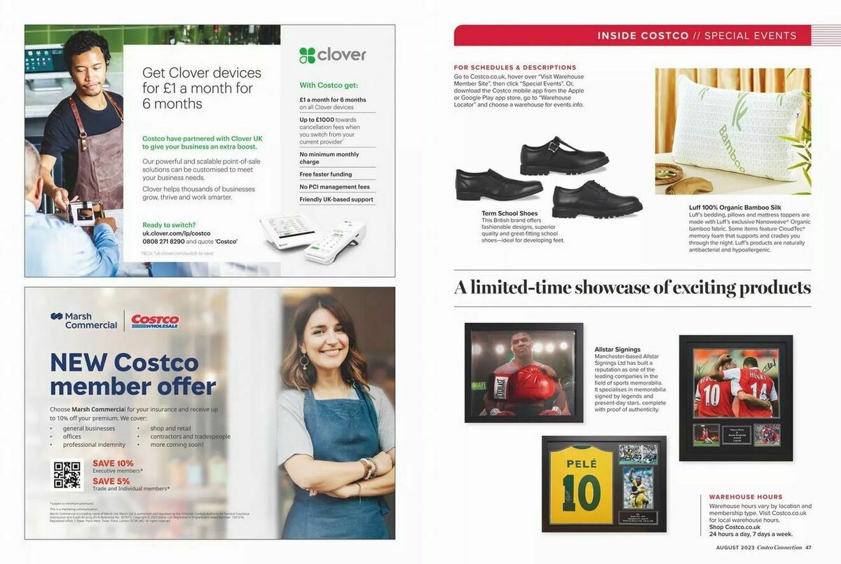 Costco Connection August Offers from 1 August