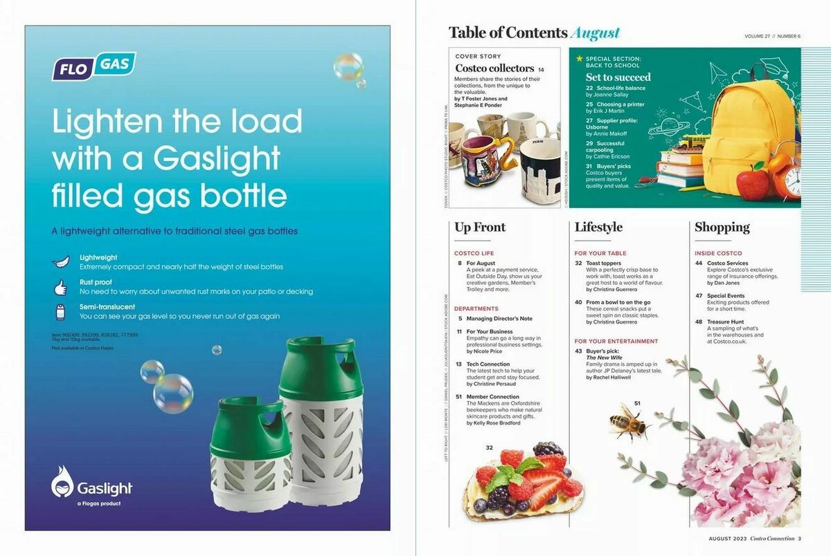 Costco Connection August Offers from 1 August