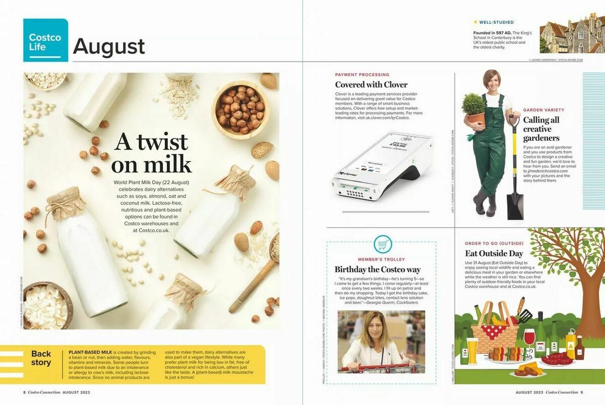 Costco Connection August Offers from 1 August