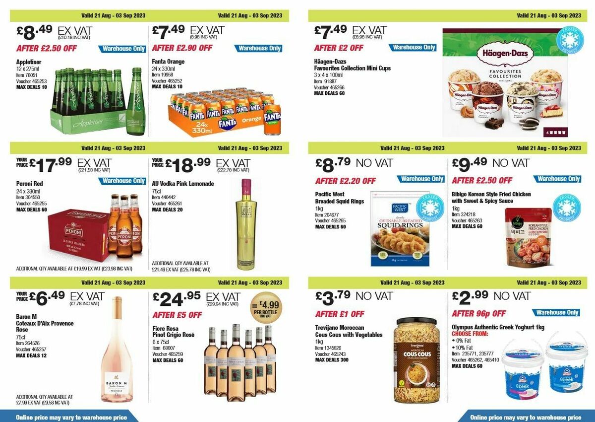 Costco Offers from 21 August