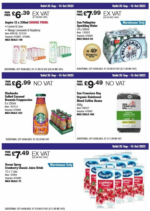 Costco Offers from 25 September