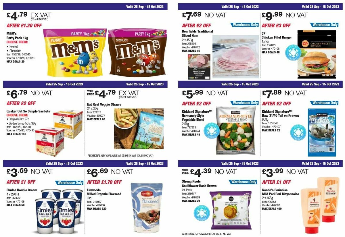 Costco Offers from 25 September