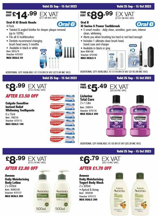 Costco Offers from 25 September