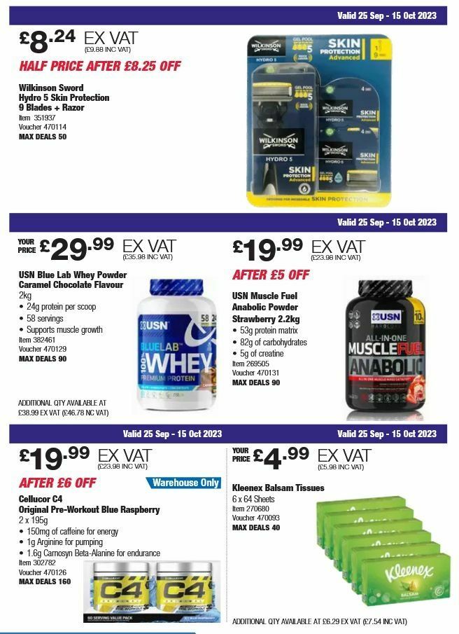 Costco Offers from 25 September