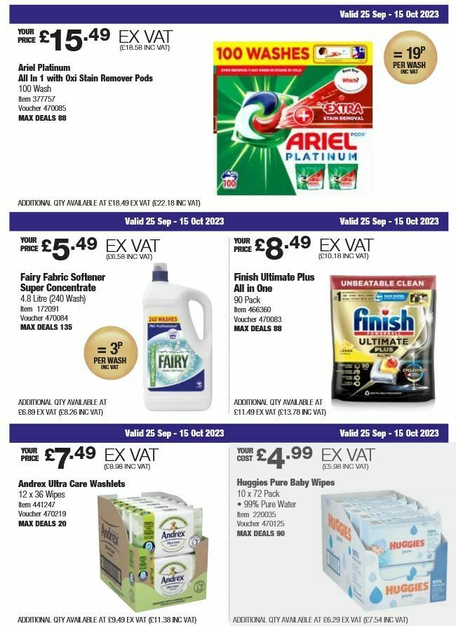 Costco Offers from 25 September
