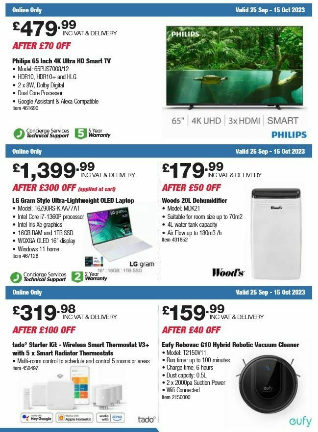 Costco Offers from 25 September