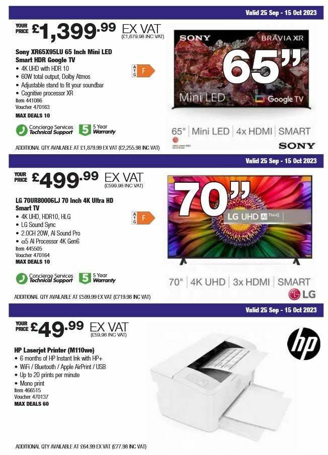 Costco Offers from 25 September