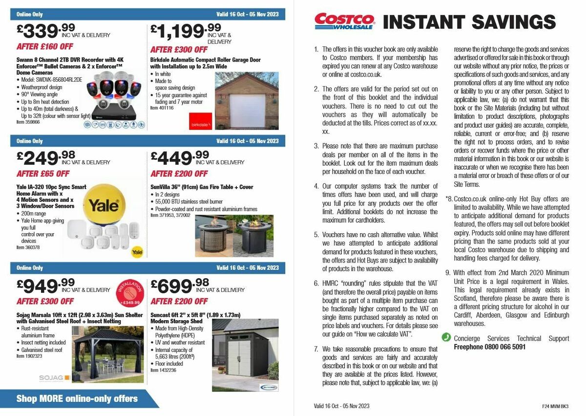 Costco Offers from 16 October