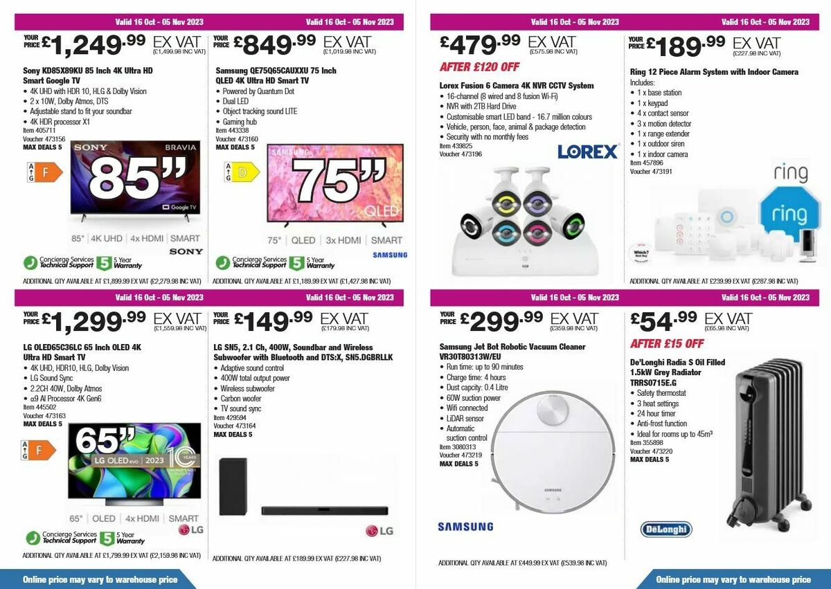 Costco Offers from 16 October