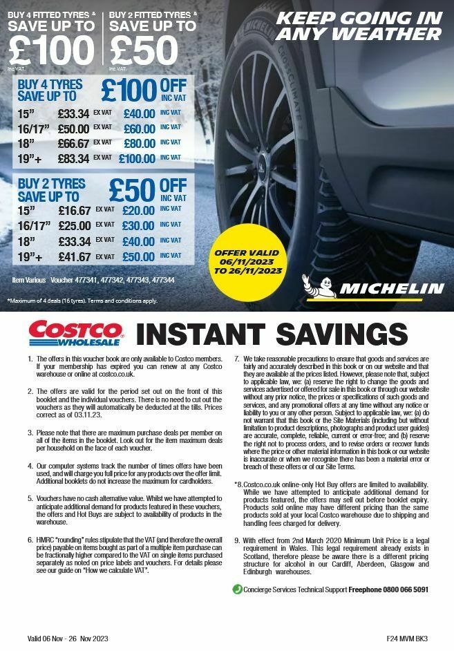 Costco Offers from 6 November