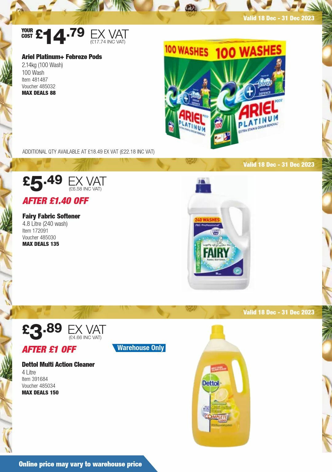 Costco Scotland & Wales Offers from 18 December