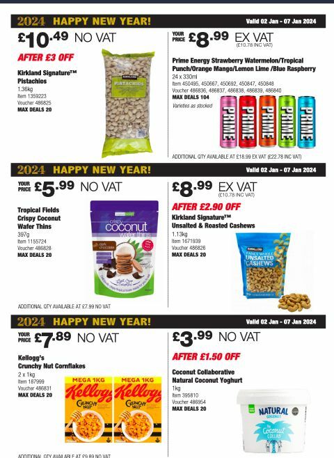 Costco Offers from 2 January