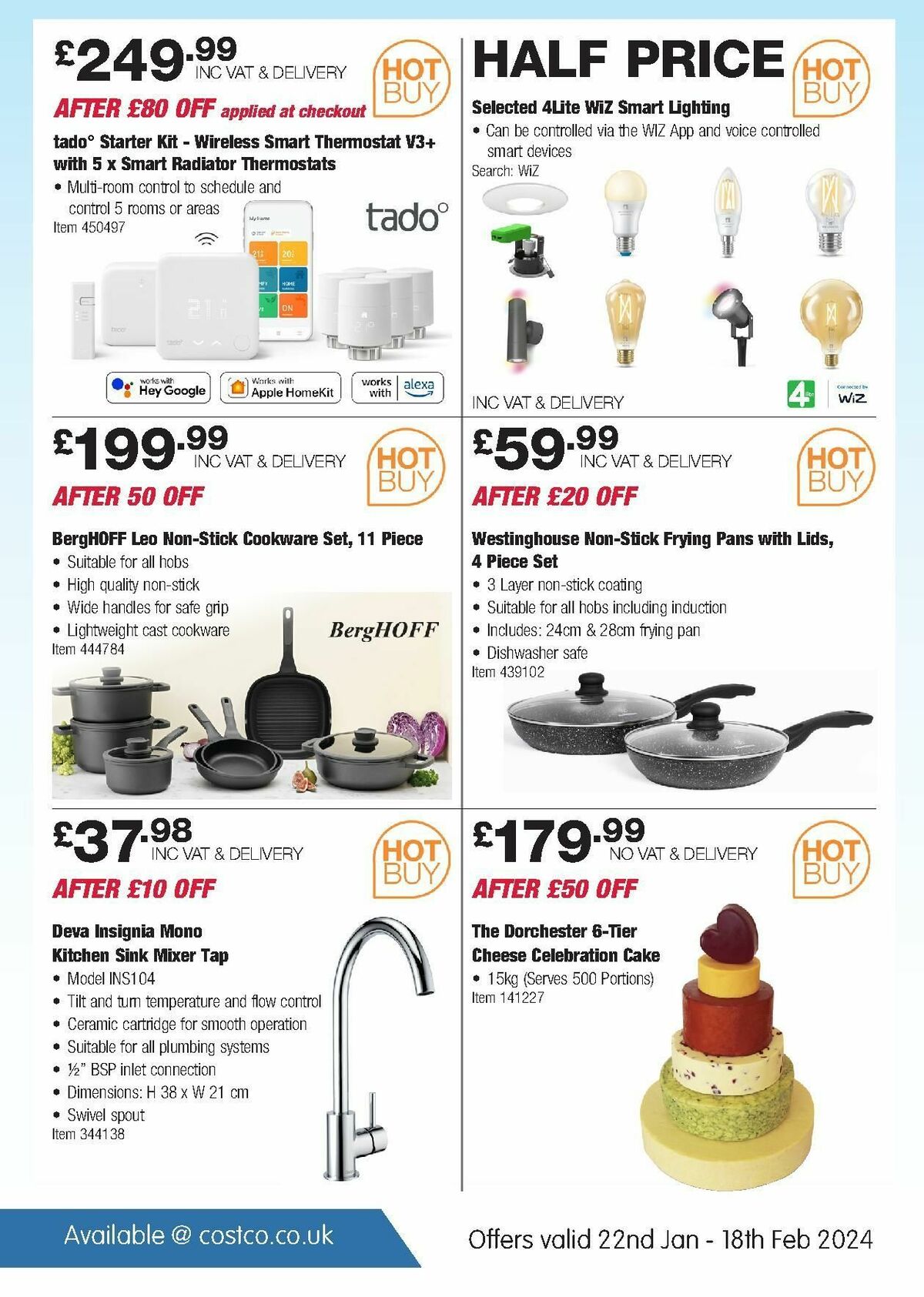 Costco Hot Buys Offers from 22 January