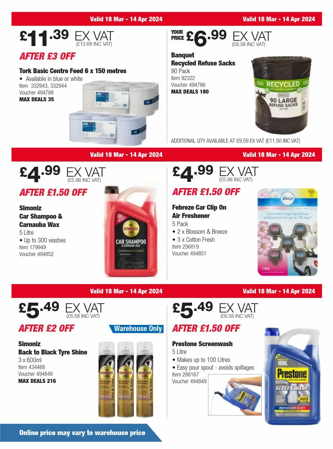 Costco Offers from 18 March
